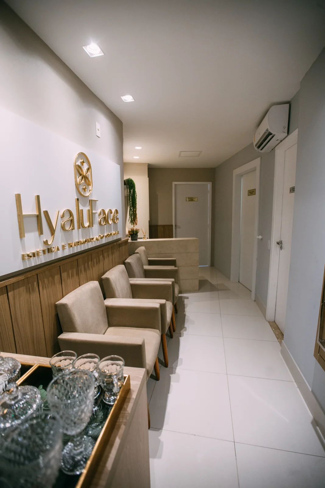 Recepção da Clínica HyaluFace
